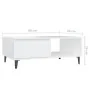 Mesa de centro madera contrachapada blanco 90x60x35 cm de , Mesas de centro - Ref: Foro24-806004, Precio: 68,29 €, Descuento:...