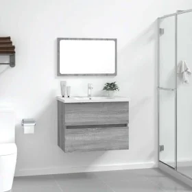 Comprar Set de muebles de baño 2 pzas madera