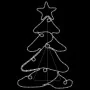 Figura de árbol de Navidad con 144 LED 88x56 cm de , Luces de Navidad - Ref: Foro24-343288, Precio: 48,04 €, Descuento: -5%%