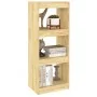 Estantería/divisor de espacios madera de pino 40x30x103,5 cm de , Librerías y estanterías - Ref: Foro24-808138, Precio: 54,27...