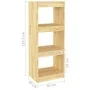 Estantería/divisor de espacios madera de pino 40x30x103,5 cm de , Librerías y estanterías - Ref: Foro24-808138, Precio: 54,27...