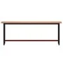 Banco de trabajo madera maciza de haya y metal 220x55x81,5 cm de , Mesas de trabajo - Ref: Foro24-3188908, Precio: 244,01 €, ...