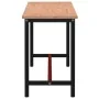 Banco de trabajo madera maciza de haya y metal 220x55x81,5 cm de , Mesas de trabajo - Ref: Foro24-3188908, Precio: 244,01 €, ...