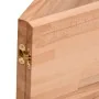 Banco de trabajo madera maciza de haya y metal 220x55x81,5 cm de , Mesas de trabajo - Ref: Foro24-3188908, Precio: 244,01 €, ...