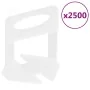 Calzos para nivelación de azulejos 2500 unidades 2 mm von , Werkzeuge - Ref: Foro24-155278, Preis: 70,30 €, Rabatt: -5%%