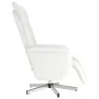 Sillón reclinable masaje con reposapiés cuero sintético blanco | Foro24.es | Tu tienda online para hogar, jardín y más Foro24.es