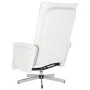 Sillón reclinable masaje con reposapiés cuero sintético blanco | Foro24.es | Tu tienda online para hogar, jardín y más Foro24.es