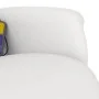 Sillón reclinable masaje con reposapiés cuero sintético blanco | Foro24.es | Tu tienda online para hogar, jardín y más Foro24.es