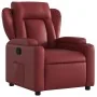 Sillón reclinable de cuero sintético rojo tinto von , Sessel - Ref: Foro24-372431, Preis: 218,76 €, Rabatt: -5%%