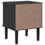 Mesita noche SENJA aspecto ratán madera pino negro 40x35x48 cm von , Nachttische - Ref: Foro24-358012, Preis: 62,88 €, Rabatt...