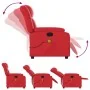Sillón de masaje reclinable cuero sintético rojo | Foro24.es | Tu tienda online para hogar, jardín y más Foro24.es