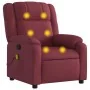 Sillón de masaje reclinable de tela color vino tinto von , Sessel - Ref: Foro24-373551, Preis: 186,90 €, Rabatt: -5%%