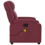 Sillón de masaje reclinable de tela color vino tinto von , Sessel - Ref: Foro24-373551, Preis: 186,90 €, Rabatt: -5%%