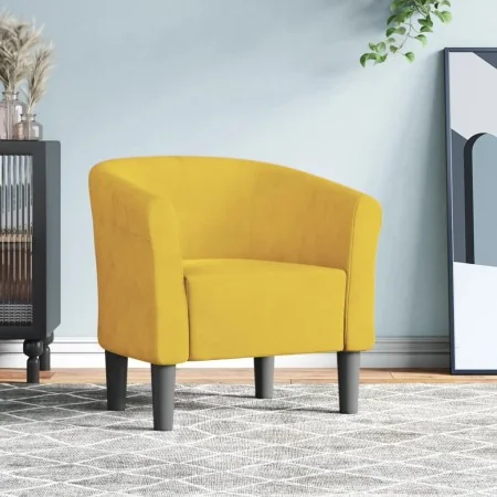 Sillón de terciopelo amarillo | Foro24.es | Tu tienda online para hogar, jardín y más Foro24.es