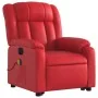 Sillón de majaje elevable eléctrico cuero artificial rojo | Foro24.es | Tu tienda online para hogar, jardín y más Foro24.es