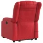 Sillón de majaje elevable eléctrico cuero artificial rojo | Foro24.es | Tu tienda online para hogar, jardín y más Foro24.es