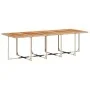 Set comedor de jardín con cojines 15 pzas ratán sintético beige de , Conjuntos de jardín - Ref: Foro24-3211000, Precio: 1,00 ...