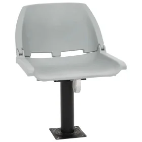 Asientos plegables de barco sin cojín gris 2 uds 48x51x41 cm by , Sailboat parts - Ref: Foro24-3284273, Price: 91,57 €, Disco...