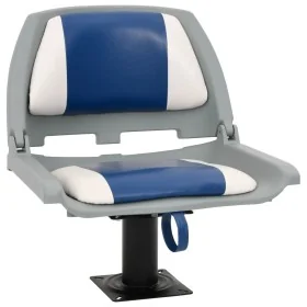 Asientos plegables de barco 2 uds azul y blanco 48x51x41 cm by , Sailboat parts - Ref: Foro24-3284278, Price: 98,54 €, Discou...