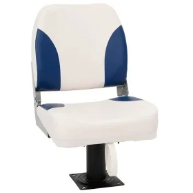 Asientos plegables de barco 2 uds azul y blanco 41x36x48 cm by , Sailboat parts - Ref: Foro24-3284284, Price: 85,44 €, Discou...