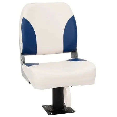 Asientos plegables de barco 2 uds azul y blanco 41x36x48 cm by , Sailboat parts - Ref: Foro24-3284284, Price: 85,44 €, Discou...