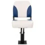 Asientos plegables de barco 2 uds azul y blanco 41x36x48 cm | Foro24.es | Tu tienda online para hogar, jardín y más Foro24.es