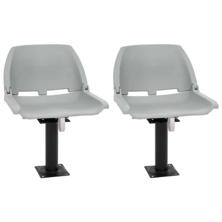 Asientos de barco 2 uds con pedestal giratorio 360° by , Boats - Ref: Foro24-3294949, Price: 195,78 €, Discount: -5%%