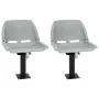 Asientos de barco 2 uds con pedestal giratorio 360° by , Boats - Ref: Foro24-3294949, Price: 195,78 €, Discount: -5%%