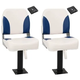 Asientos de barco 2 uds con pedestal giratorio 360° by , Boats - Ref: Foro24-3294961, Price: 193,30 €, Discount: -5%%
