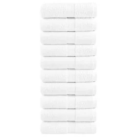 Toallas SOLUND 10 unidades blanco 30x30 cm 600 gsm