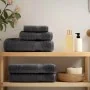 Toallas de invitados SOLUND 4 uds antracita 30x50 cm 600 gsm | Foro24.es | Tu tienda online para hogar, jardín y más Foro24.es