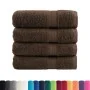 Toallas de mano SOLUND 4 unidades marrón 50x100 cm 600 gsm | Foro24.es | Tu tienda online para hogar, jardín y más Foro24.es
