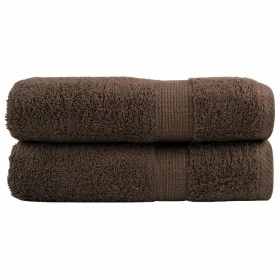 Toallas de ducha SOLUND 2 unidades marrón 70x140 cm 600 gsm de , Toallas - Ref: Foro24-137236, Precio: 27,94 €, Descuento: -5%%