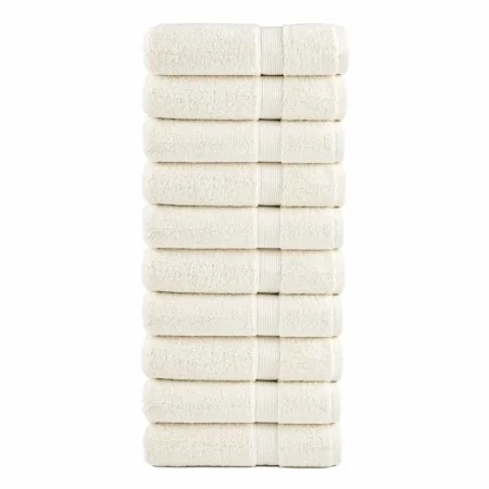 Toallas de mano SOLUND 10 unidades crema 50x100 cm 600 gsm | Foro24.es | Tu tienda online para hogar, jardín y más Foro24.es
