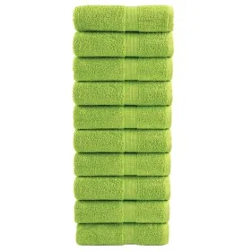 Toallas de invitados SOLUND 10 uds verde manzana 30x50cm 600gsm de , Toallas - Ref: Foro24-137496, Precio: 30,26 €, Descuento...