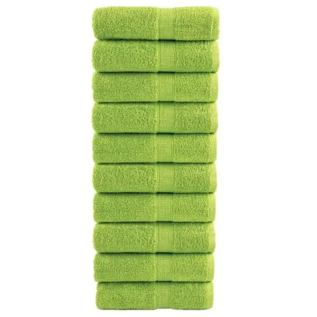 Toallas de invitados SOLUND 10 uds verde manzana 30x50cm 600gsm de , Toallas - Ref: Foro24-137496, Precio: 30,26 €, Descuento...