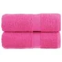 Toallas de invitados SOLUND 2 uds rosa 30x50 cm 600 gsm | Foro24.es | Tu tienda online para hogar, jardín y más Foro24.es