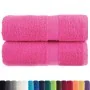 Toallas de invitados SOLUND 2 uds rosa 30x50 cm 600 gsm | Foro24.es | Tu tienda online para hogar, jardín y más Foro24.es