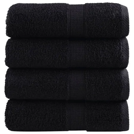Toallas de invitados SOLUND 4 uds negro 30x50 cm 600 gsm by , Towels - Ref: Foro24-137423, Price: 17,84 €, Discount: -5%%