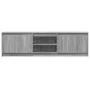 Mueble de TV con LED madera ingeniería gris Sonoma 180x34x50 cm by , TV Furniture - Ref: Foro24-3307917, Price: 161,15 €, Dis...