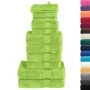 Juego de toallas premium SOLUND 12 unidades verde 600 gsm | Foro24.es | Tu tienda online para hogar, jardín y más Foro24.es
