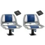 Asientos de barco 2 uds con pedestal giratorio 360° by , Boats - Ref: Foro24-3294954, Price: 209,74 €, Discount: %