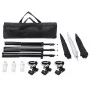Kit de estudio fotografía con set de luces y fondo | Foro24.es | Tu tienda online para hogar, jardín y más Foro24.es