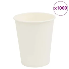Tazas de café de papel 1000 uds 8oz 200ml blanco