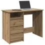 Escritorio de madera de ingeniería roble artesanal 102x50x75 cm by , Desks - Ref: Foro24-860471, Price: 109,98 €, Discount: -5%%