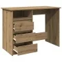 Escritorio de madera de ingeniería roble artesanal 102x50x75 cm by , Desks - Ref: Foro24-860471, Price: 109,98 €, Discount: -5%%