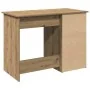 Escritorio de madera de ingeniería roble artesanal 102x50x75 cm by , Desks - Ref: Foro24-860471, Price: 109,98 €, Discount: -5%%