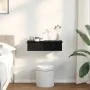 Estante de pared con cajones de madera contrachapada negro | Foro24.es | Tu tienda online para hogar, jardín y más Foro24.es
