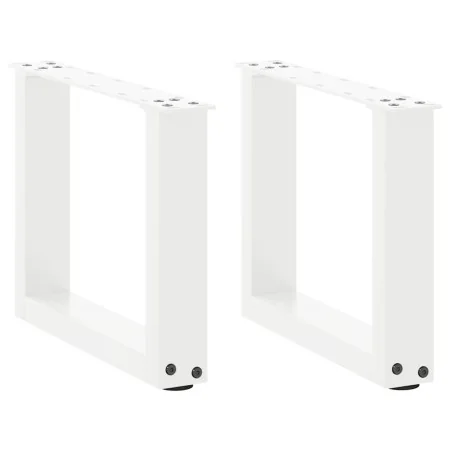 Patas de mesa de centro forma U 2uds acero blanco 40x(30-31) cm | Foro24.es | Tu tienda online para hogar, jardín y más Foro24.es