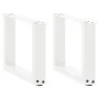 Patas de mesa de centro forma U 2uds acero blanco 40x(30-31) cm | Foro24.es | Tu tienda online para hogar, jardín y más Foro24.es